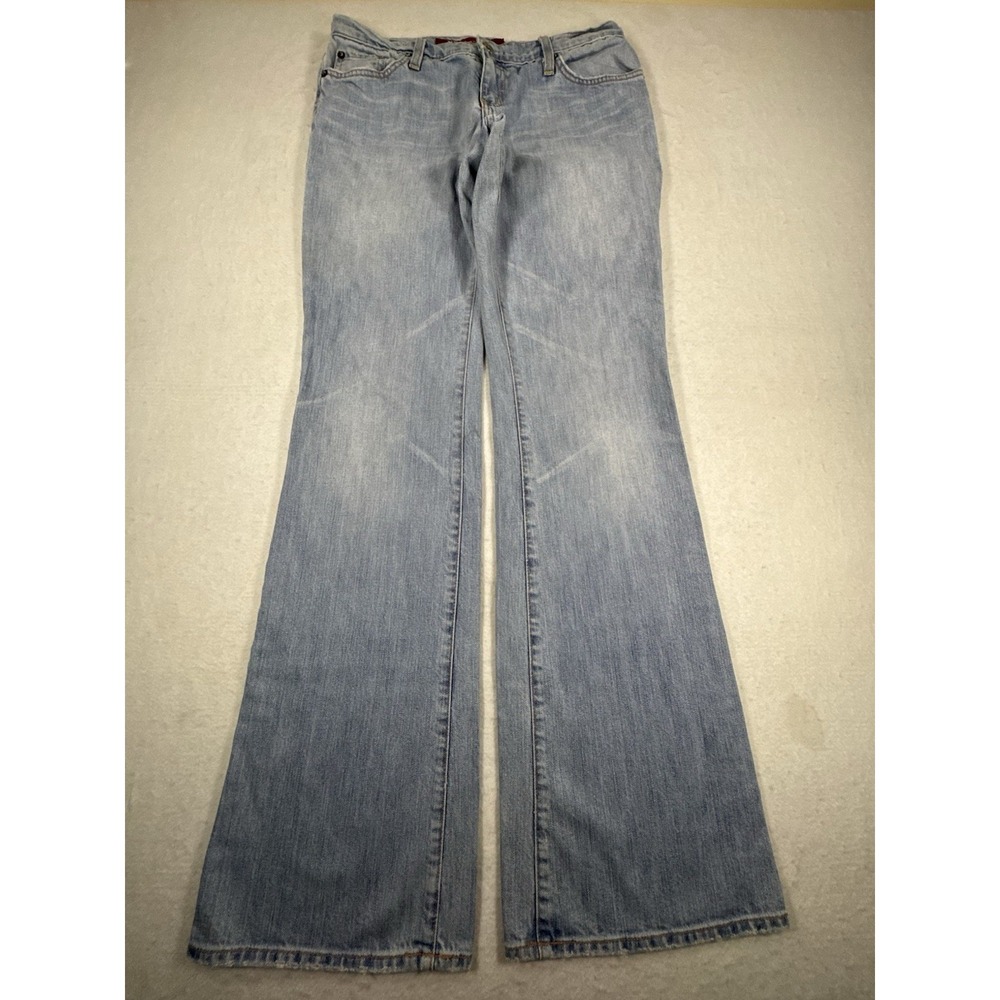 Express X2 Denim Laboratory Women's Jeans Size 29 Bootcut Light Wash Made In USA